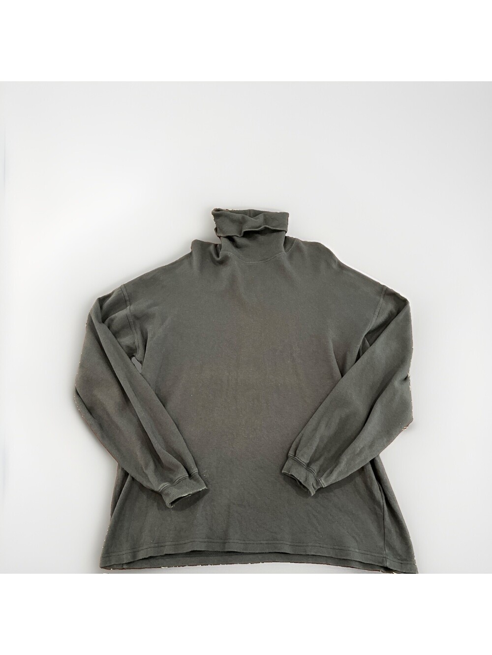 VTG ARMANI JEANS MENS TURTLENECK SWEATER DARK GREY APPROX LARGE
